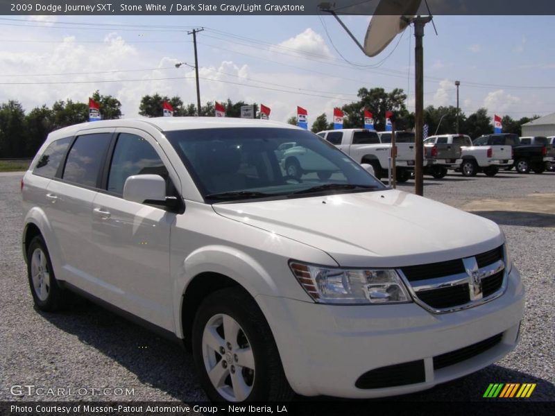 Stone White / Dark Slate Gray/Light Graystone 2009 Dodge Journey SXT
