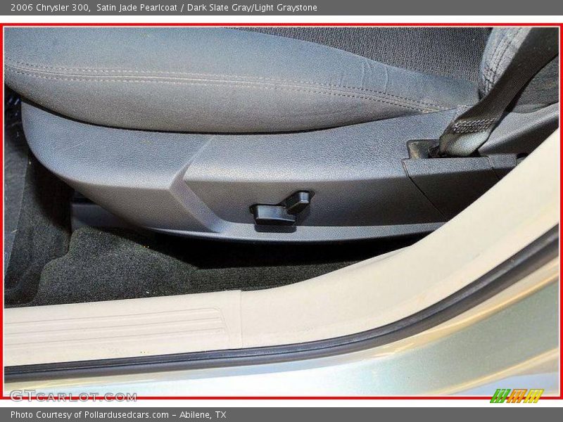 Satin Jade Pearlcoat / Dark Slate Gray/Light Graystone 2006 Chrysler 300