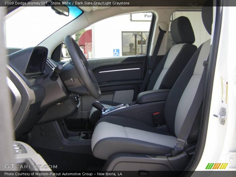 Stone White / Dark Slate Gray/Light Graystone 2009 Dodge Journey SXT