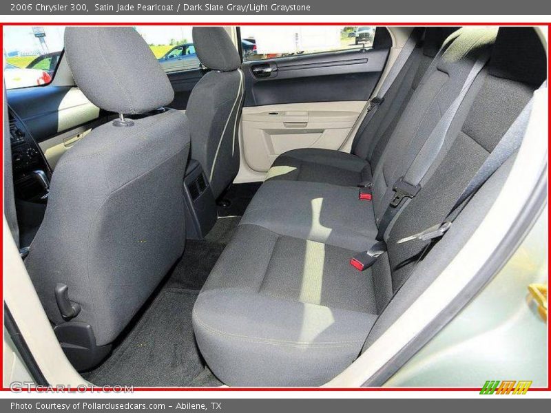 Satin Jade Pearlcoat / Dark Slate Gray/Light Graystone 2006 Chrysler 300