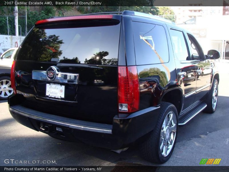 Black Raven / Ebony/Ebony 2007 Cadillac Escalade AWD