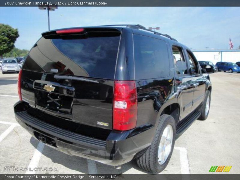 Black / Light Cashmere/Ebony 2007 Chevrolet Tahoe LTZ