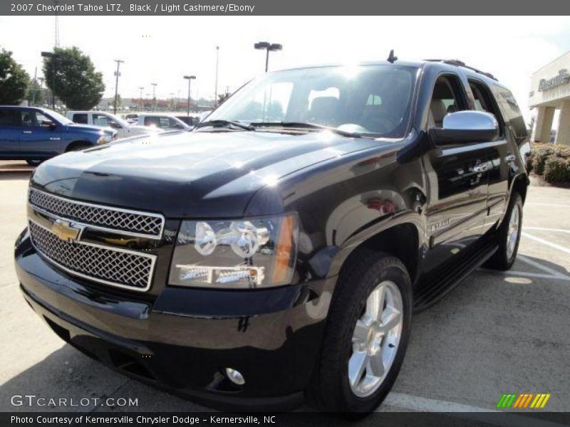 Black / Light Cashmere/Ebony 2007 Chevrolet Tahoe LTZ
