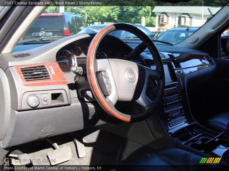 Black Raven / Ebony/Ebony 2007 Cadillac Escalade AWD