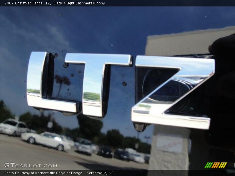 Black / Light Cashmere/Ebony 2007 Chevrolet Tahoe LTZ