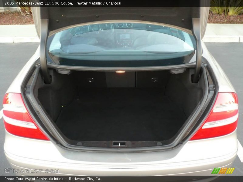 Pewter Metallic / Charcoal 2005 Mercedes-Benz CLK 500 Coupe