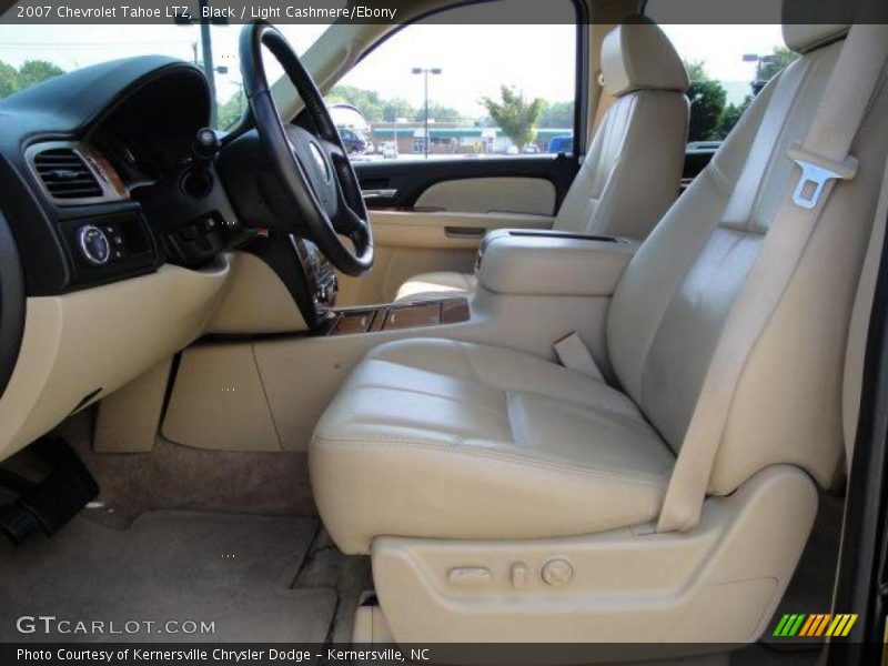 Black / Light Cashmere/Ebony 2007 Chevrolet Tahoe LTZ