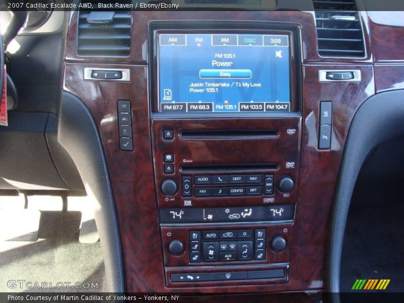 Black Raven / Ebony/Ebony 2007 Cadillac Escalade AWD