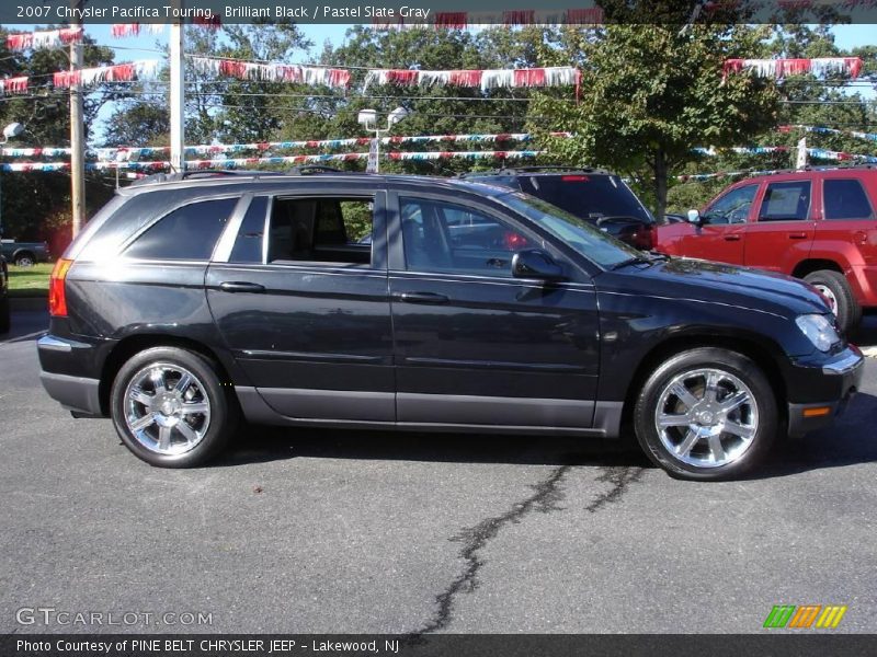 Brilliant Black / Pastel Slate Gray 2007 Chrysler Pacifica Touring