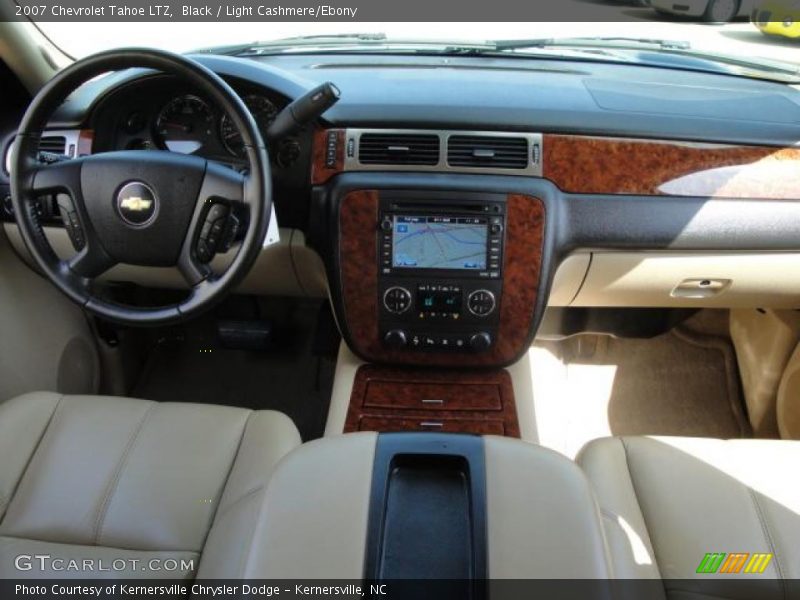 Black / Light Cashmere/Ebony 2007 Chevrolet Tahoe LTZ