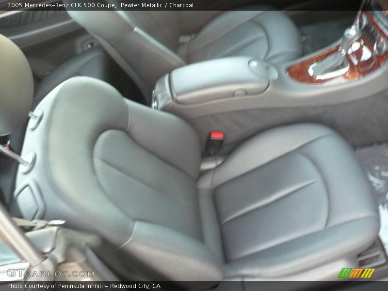 Pewter Metallic / Charcoal 2005 Mercedes-Benz CLK 500 Coupe