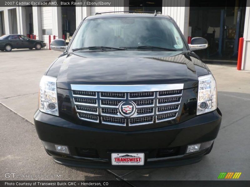 Black Raven / Ebony/Ebony 2007 Cadillac Escalade AWD