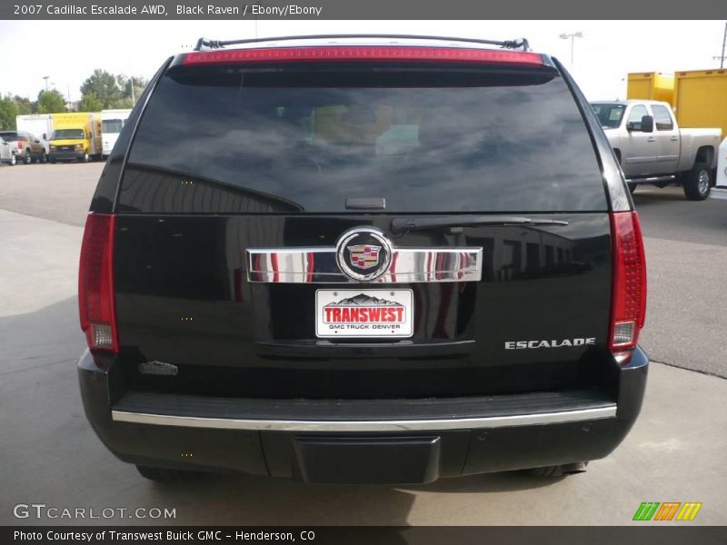 Black Raven / Ebony/Ebony 2007 Cadillac Escalade AWD