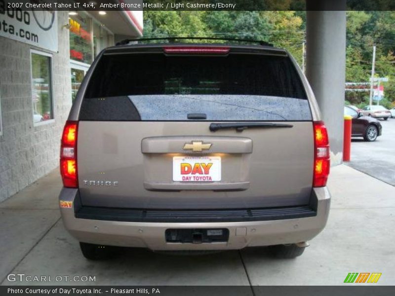 Amber Bronze Metallic / Light Cashmere/Ebony 2007 Chevrolet Tahoe LT 4x4