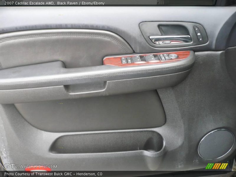 Black Raven / Ebony/Ebony 2007 Cadillac Escalade AWD