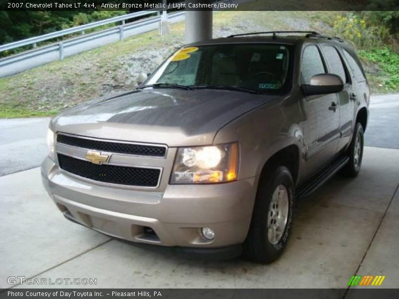 Amber Bronze Metallic / Light Cashmere/Ebony 2007 Chevrolet Tahoe LT 4x4