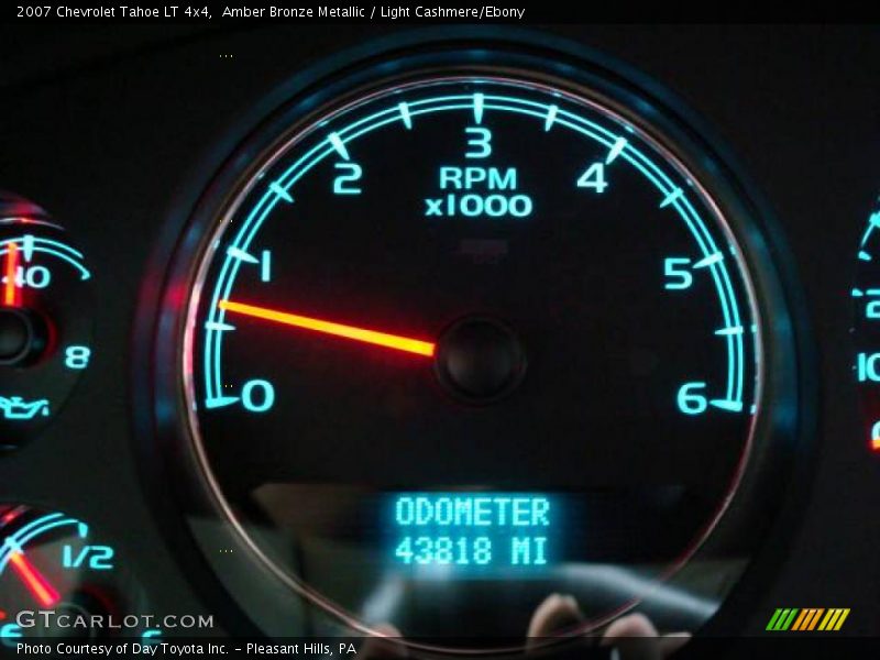 Amber Bronze Metallic / Light Cashmere/Ebony 2007 Chevrolet Tahoe LT 4x4