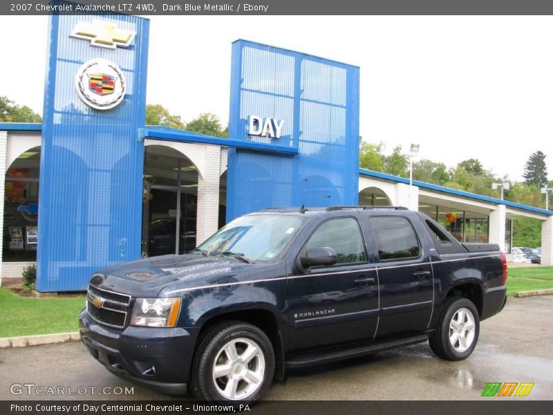 Dark Blue Metallic / Ebony 2007 Chevrolet Avalanche LTZ 4WD