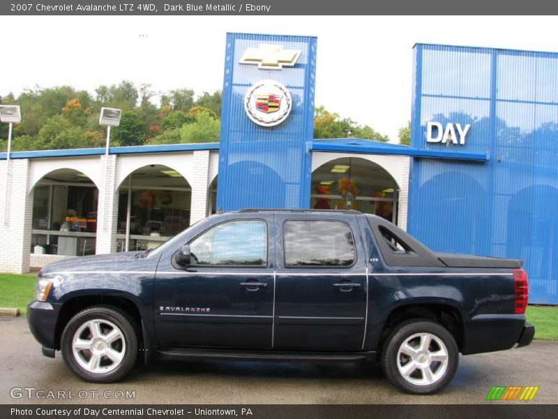 Dark Blue Metallic / Ebony 2007 Chevrolet Avalanche LTZ 4WD