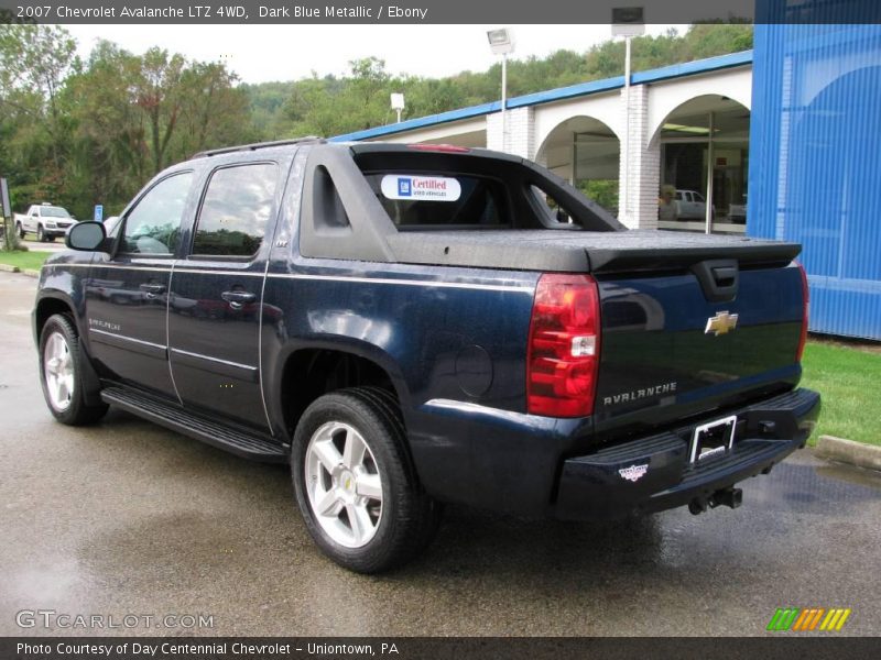 Dark Blue Metallic / Ebony 2007 Chevrolet Avalanche LTZ 4WD
