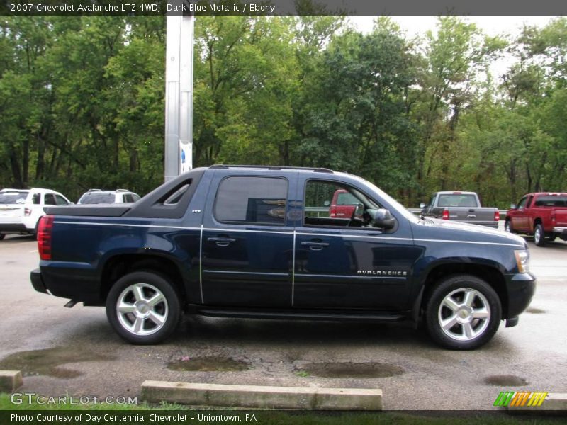 Dark Blue Metallic / Ebony 2007 Chevrolet Avalanche LTZ 4WD