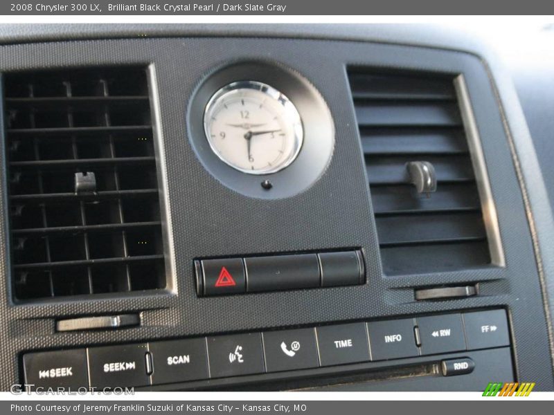 Brilliant Black Crystal Pearl / Dark Slate Gray 2008 Chrysler 300 LX