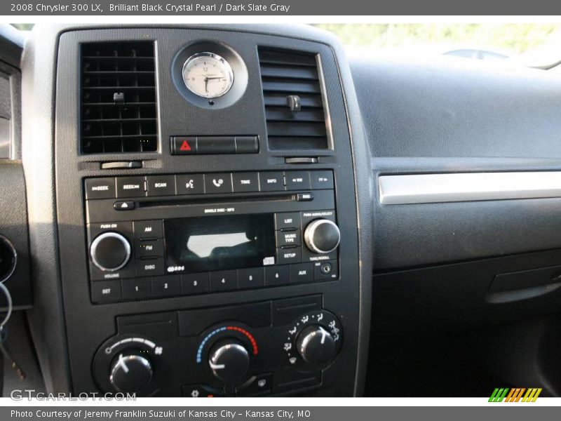 Brilliant Black Crystal Pearl / Dark Slate Gray 2008 Chrysler 300 LX