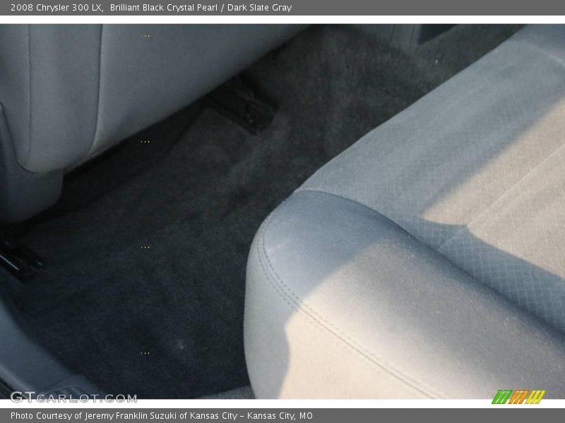 Brilliant Black Crystal Pearl / Dark Slate Gray 2008 Chrysler 300 LX