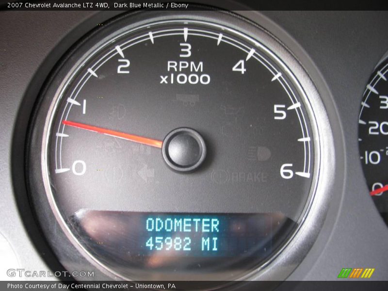 Dark Blue Metallic / Ebony 2007 Chevrolet Avalanche LTZ 4WD