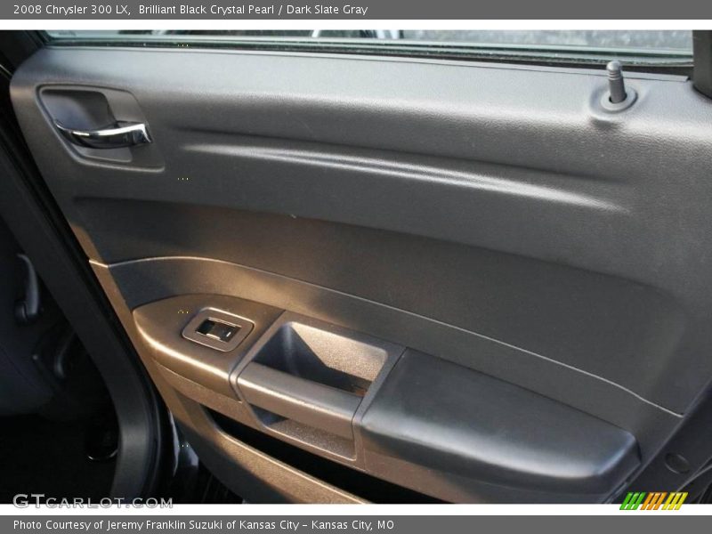 Brilliant Black Crystal Pearl / Dark Slate Gray 2008 Chrysler 300 LX