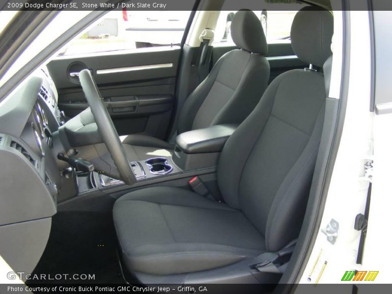 Stone White / Dark Slate Gray 2009 Dodge Charger SE
