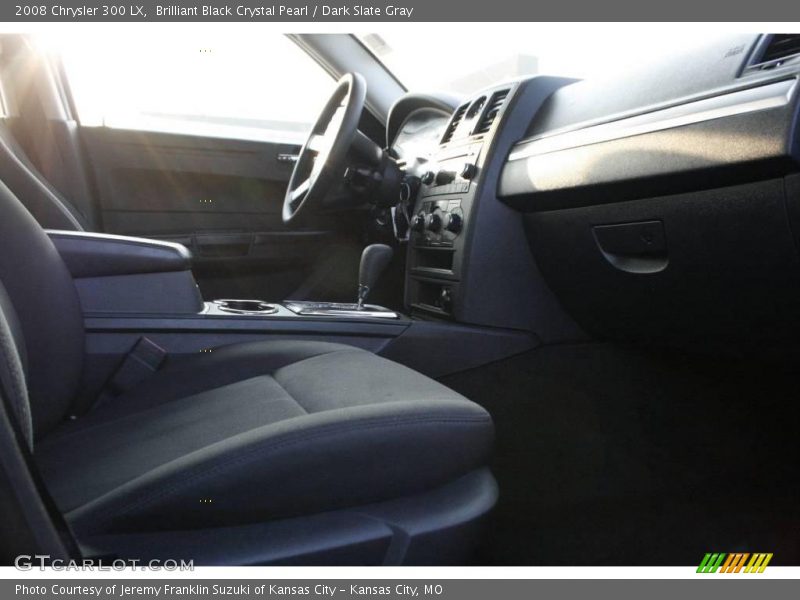 Brilliant Black Crystal Pearl / Dark Slate Gray 2008 Chrysler 300 LX