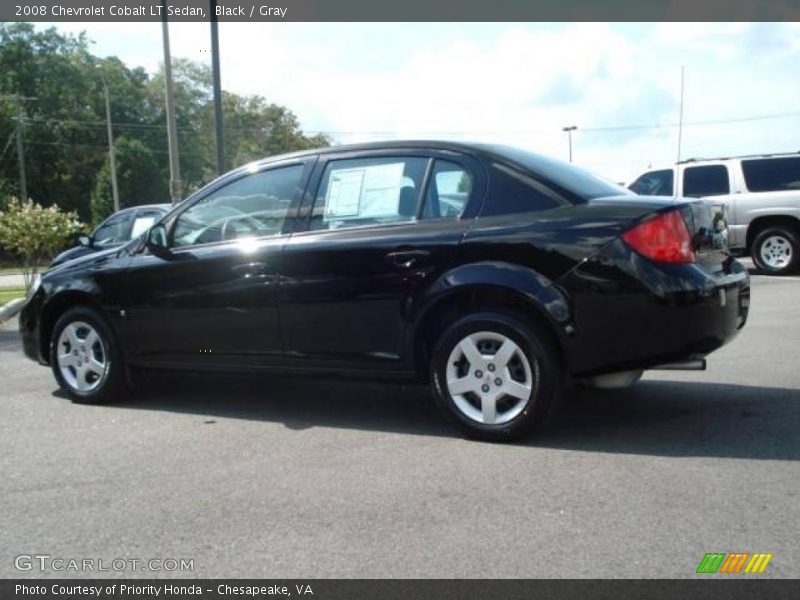 Black / Gray 2008 Chevrolet Cobalt LT Sedan