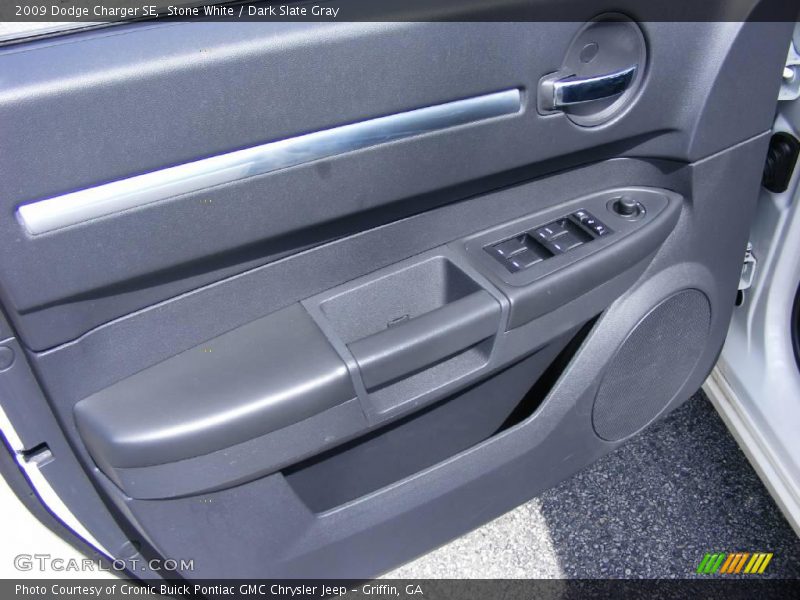 Stone White / Dark Slate Gray 2009 Dodge Charger SE