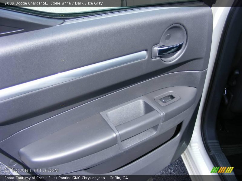 Stone White / Dark Slate Gray 2009 Dodge Charger SE