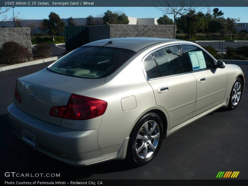 Serengeti Sand / Wheat 2005 Infiniti G 35 Sedan