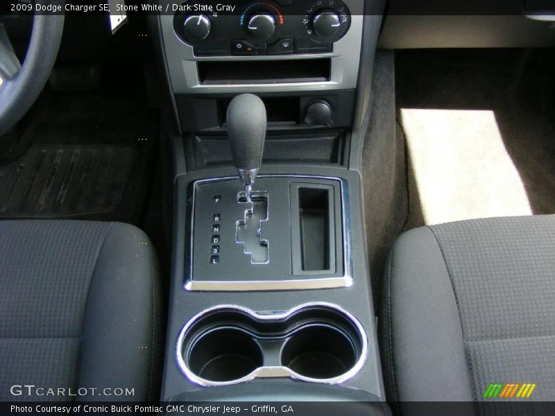 Stone White / Dark Slate Gray 2009 Dodge Charger SE