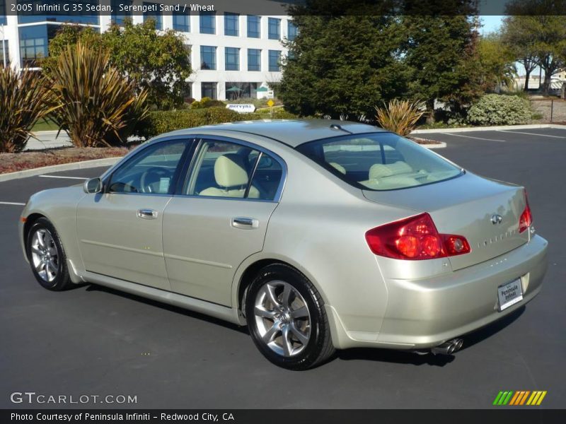 Serengeti Sand / Wheat 2005 Infiniti G 35 Sedan