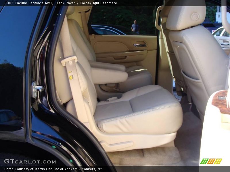 Black Raven / Cocoa/Light Cashmere 2007 Cadillac Escalade AWD