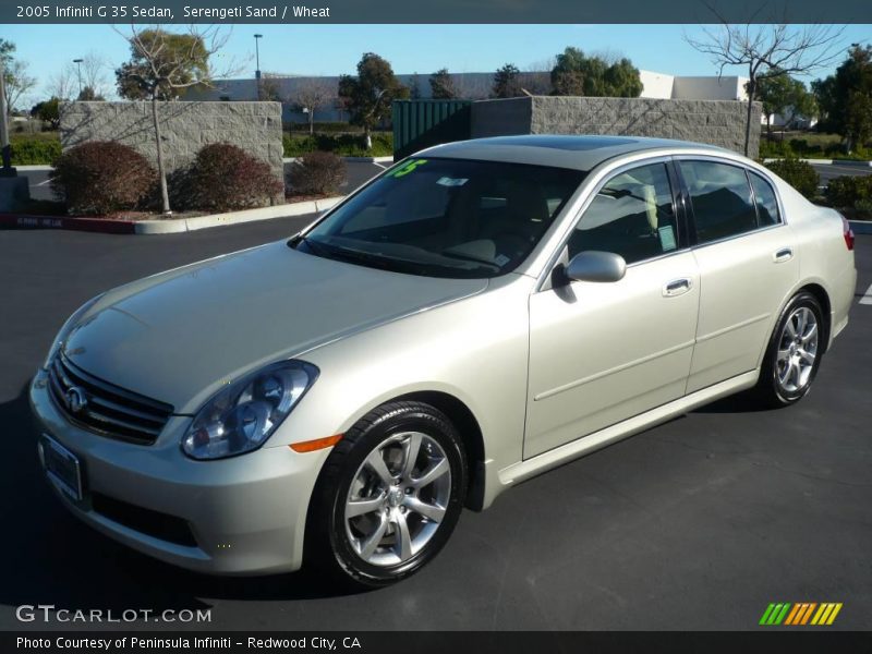 Serengeti Sand / Wheat 2005 Infiniti G 35 Sedan