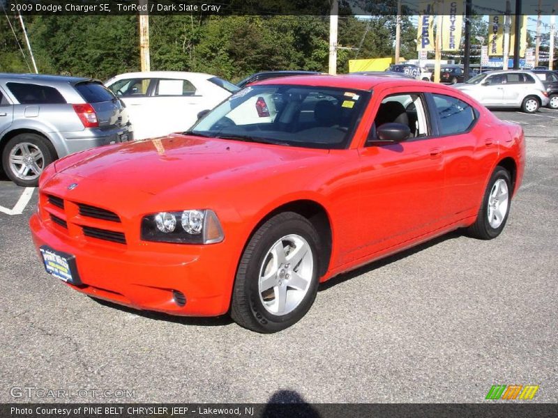 TorRed / Dark Slate Gray 2009 Dodge Charger SE