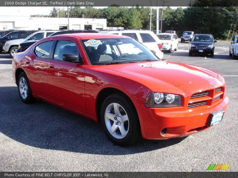 TorRed / Dark Slate Gray 2009 Dodge Charger SE