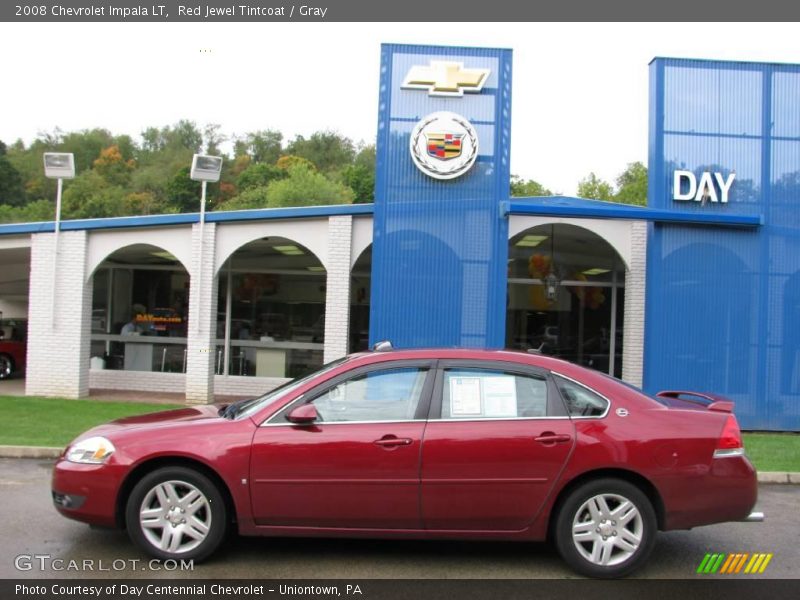 Red Jewel Tintcoat / Gray 2008 Chevrolet Impala LT