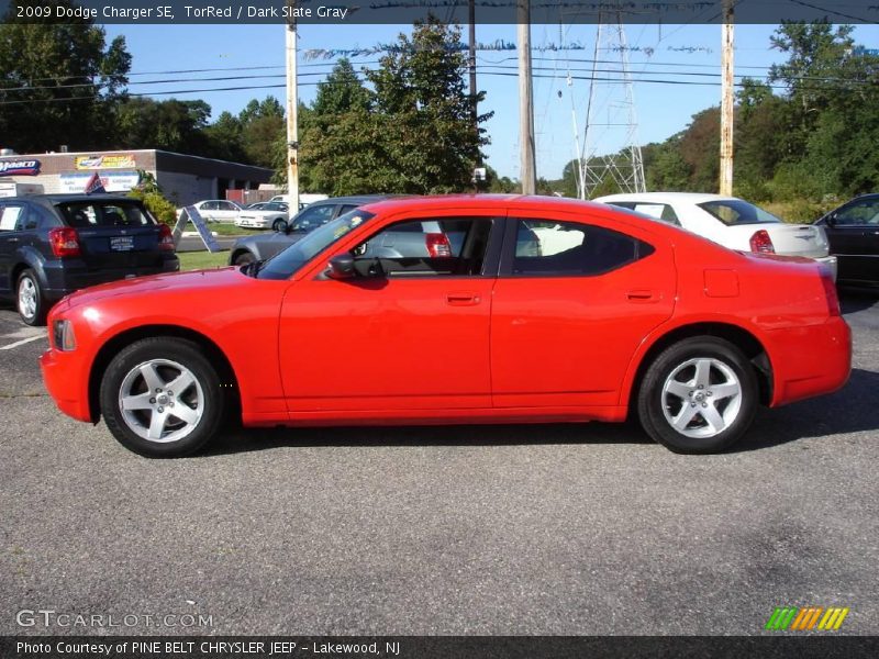 TorRed / Dark Slate Gray 2009 Dodge Charger SE
