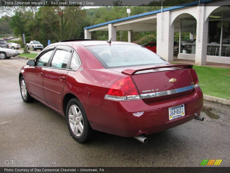 Red Jewel Tintcoat / Gray 2008 Chevrolet Impala LT