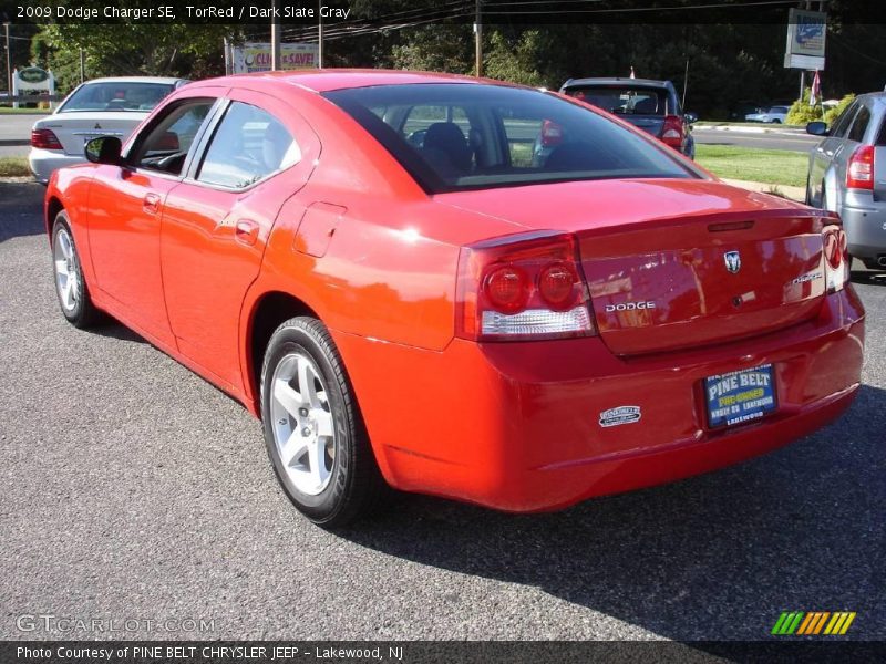TorRed / Dark Slate Gray 2009 Dodge Charger SE