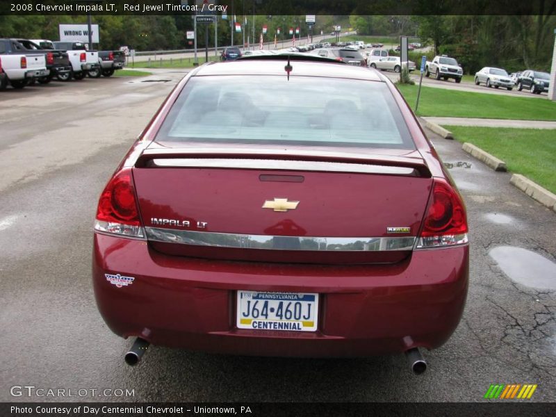 Red Jewel Tintcoat / Gray 2008 Chevrolet Impala LT