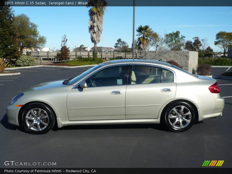 Serengeti Sand / Wheat 2005 Infiniti G 35 Sedan