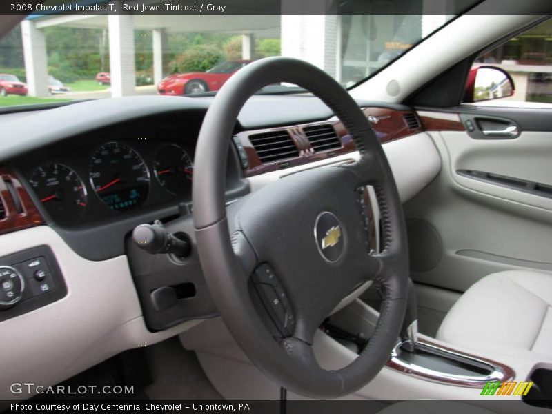 Red Jewel Tintcoat / Gray 2008 Chevrolet Impala LT