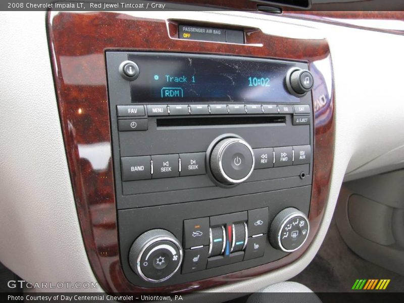 Red Jewel Tintcoat / Gray 2008 Chevrolet Impala LT